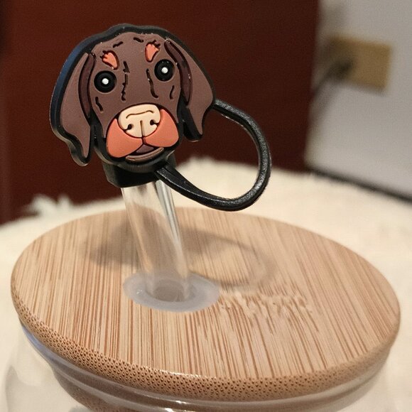 The Paper Store's Various Dog Breeds (20 oz.)Glass Tumbler with Straw & Topper - Picture 8 of 9